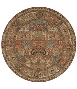 Nourison Home Living Treasures LI02 Multicolor 7 ft. 10 in. Round Area Rug