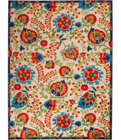 Nourison Aloha - Alh17 Multicolor Area Rug 7 ft. X 10 ft. Rectangle