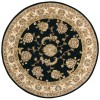 Nourison 2000 - 2022 Black Area Rug 4 ft. X Round