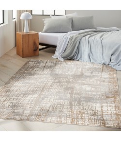 Calvin Klein Ck950 Rush - Ck950 Ivory Taupe Area Rug 6 ft. X 9 ft. Rectangle