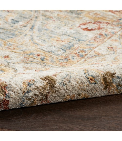 Nourison Sahar Blue Rug SHR03 8 ft. X 10 ft. Rect. - Rugs Town Nourison Sahar Blue SHR03 8 ft. X 10 ft. Rect. Rug