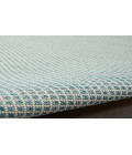 Nourison Courtyard Ivory Aqua COU01 8 ft. Square Rug