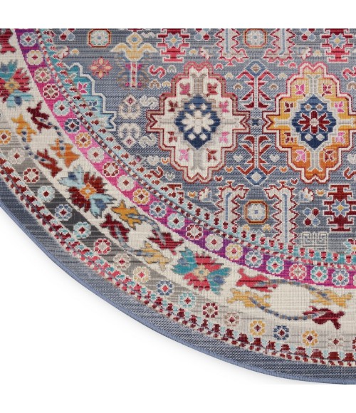 Nourison VINTAGE KASHAN Area Rug Nourison Vintage Kashan Area Rug VKA05-Grey/Multi