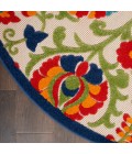 Nourison Aloha Round Area Rug ALH17-Multicolor