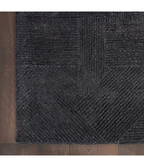 Michael Amini Ma30 Star Area Rug SMR01 Black 5'3" x 7'3"