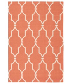 Nourison Home & Garden - Rs087 Orange Area Rug 5 ft. 3 X 7 ft. 5 Rectangle