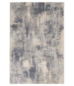 Nourison Rustic Textures - Rus02 Blue Ivory Area Rug 3 ft. 11 X 5 ft. 11 Rectangle