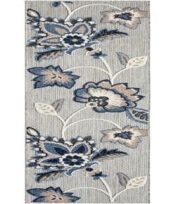 Nourison Aloha Blue Grey ALH31 2 ft. X 6 ft. Rectangle Rug