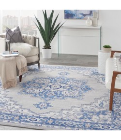 Nourison Whimsicle - Whs03 Grey Blue Area Rug 8 ft. X 10 ft. Rectangle