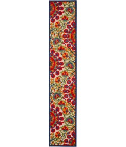 Nourison Aloha - Alh20 Red Multicolor Area Rug 2 ft. 3 X 12 ft. Rectangle