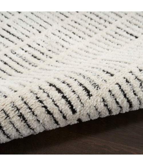 Nourison Modern Comfort Ivory Black MNC03 8 ft. X 10 ft. Rect. Rug