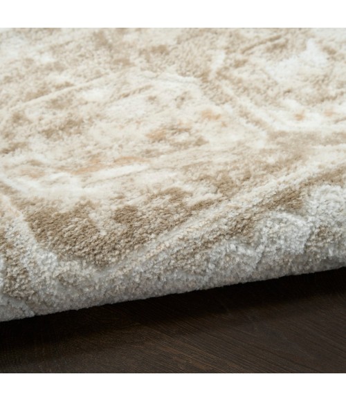 Nourison Dekor Ivory Taupe DEK01 2 ft. X 4 ft. Rect. Rug