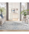 Elation Area Rug Nourison Elation Area Rug ETN10 Ivory Blue 7'10" x 9'10"