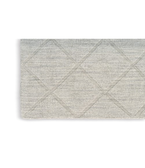 Nourison Wool Haven Grey WOH01 5 ft. 3 in. X 7 ft. 3 in. Rectangle Rug