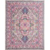 Nourison Passion - Psn20 Light Grey Pink Area Rug 6 ft. 7 X 9 ft. 6 Rectangle