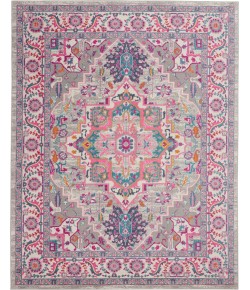 Nourison Passion - Psn20 Light Grey Pink Area Rug 6 ft. 7 X 9 ft. 6 Rectangle