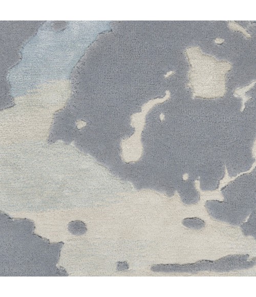 Nourison Prismatic Area Rug PRS19 Seafoam/Silver 8'6" x 11'6"