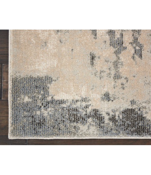 Nourison MAXELL Area Rug Nourison Maxell Runner Area Rug MAE13-Ivory/Grey