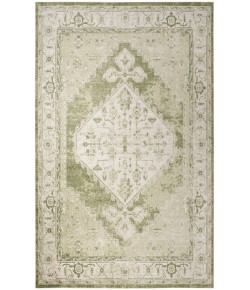 Nourison Home Astra Machine Washable ASW11 Ivory Green 6 ft. 7 in. X 9 ft. Area Rug