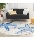 Nourison Aloha Area Rug ALH24-Blue/Grey