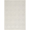 Nourison Easy Care - Nes01 Ivory White Area Rug 5 ft. X 7 ft. Rectangle