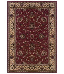 Oriental Weavers Ariana 311C3 Red/ Ivory Area Rug 6 ft. Round