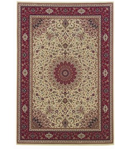 Oriental Weavers Ariana 095J3 Ivory/ Red Area Rug 5 ft. 3 in. X 7 ft. 9 in. Rectangle