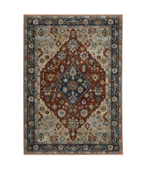 Oriental Weavers Area Rug Aberdeen 1143H Red 7'10" X 10'10"