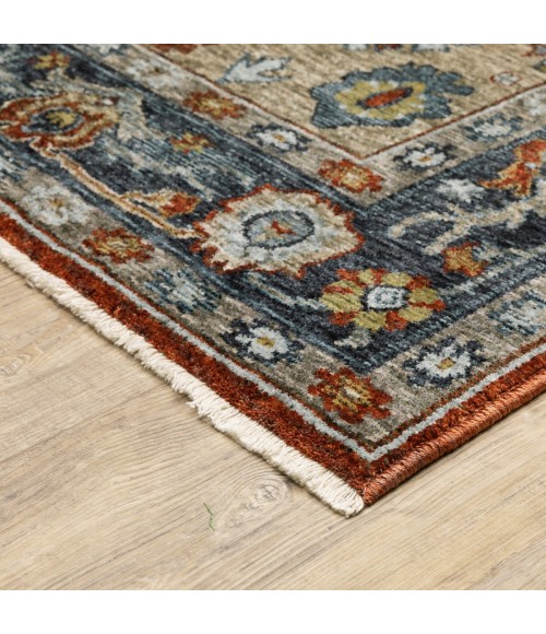 Aberdeen Area Rug Oriental Weavers Area Rug Aberdeen 1143H Red 3' 3" X 5'