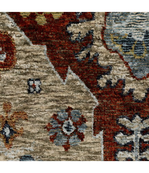Aberdeen Area Rug Oriental Weavers Area Rug Aberdeen 1143H Red 3' 3" X 5'