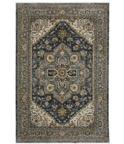 Oriental Weavers Aberdeen 1144Q Blue/ Blue Area Rug 9 ft. 10 in. X 12 ft. 10 in. Rectangle