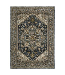 Oriental Weavers Aberdeen 1144Q Blue/ Blue Area Rug 9 ft. 10 in. X 12 ft. 10 in. Rectangle