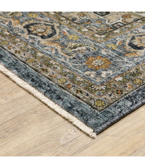 Oriental Weavers Area Rug Aberdeen 1144Q Blue 9'10" X 12'10"