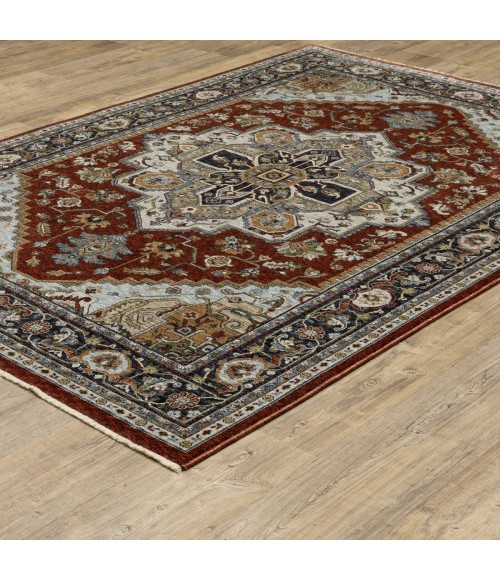 Oriental Weavers Area Rug Aberdeen 1144R Red 5' 3" X  7' 6"