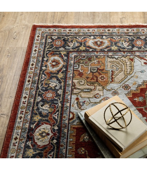 Oriental Weavers Area Rug Aberdeen 1144R Red 5' 3" X  7' 6"