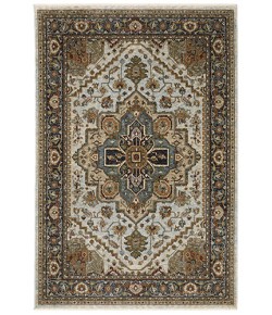 Oriental Weavers Aberdeen 1144W Ivory/ Blue Area Rug 2 ft. 3 in. X 7 ft. 6 in. Runner