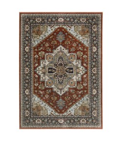 Oriental Weavers Aberdeen 1144R Red/ Blue Area Rug 5 ft. 3 in. X 7 ft. 6 in. Rectangle
