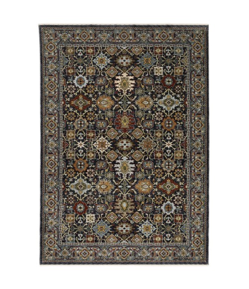 Oriental Weavers Area Rug Aberdeen 4922D Blue 9'10" X 12'10"