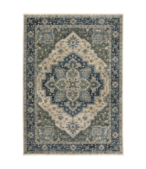 Oriental Weavers Area Rug Aberdeen 051G1 Blue 5' 3" X  7' 6"