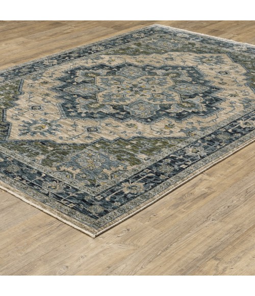 Oriental Weavers Area Rug Aberdeen 051G1 Blue 5' 3" X  7' 6"