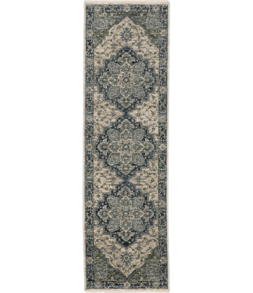 Oriental Weavers ABERDEEN Blue 51G 7ft.10in. Round Rug