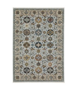 Oriental Weavers Aberdeen 561W1 Blue/ Ivory Area Rug 9 ft. 10 in. X 12 ft. 10 in. Rectangle