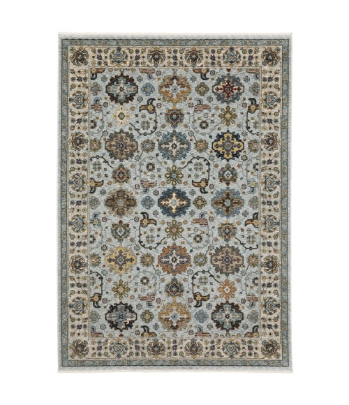 Aberdeen Area Rug Oriental Weavers Area Rug Aberdeen 561W1 Blue 3' 3" X 5'