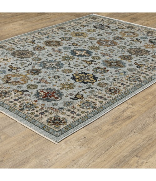 Aberdeen Area Rug Oriental Weavers Area Rug Aberdeen 561W1 Blue 3' 3" X 5'