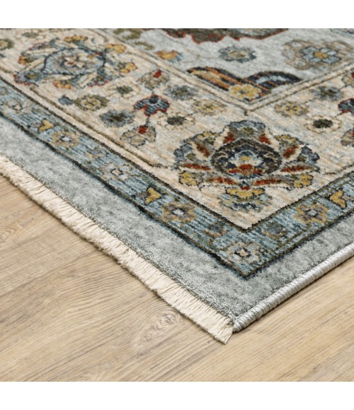 Aberdeen Area Rug Oriental Weavers Area Rug Aberdeen 561W1 Blue 3' 3" X 5'