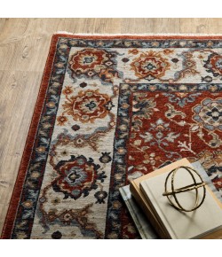 Oriental Weavers Aberdeen 562R1 Red/ Ivory Area Rug 9 ft. 10 in. X 12 ft. 10 in. Rectangle