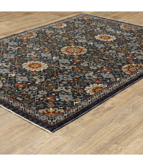 Oriental Weavers Area Rug Aberdeen 006B1 Blue 9'10" X 12'10"