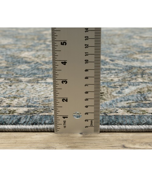 Oriental Weavers Aberdeen Rug Oriental Weavers ABERDEEN 70h Blue/Beige Rug 5'3X7'6