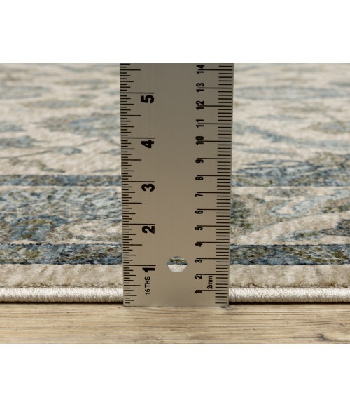 Oriental Weavers Aberdeen Rug Oriental Weavers ABERDEEN 70i Beige/Blue Rug 6'7X9'6
