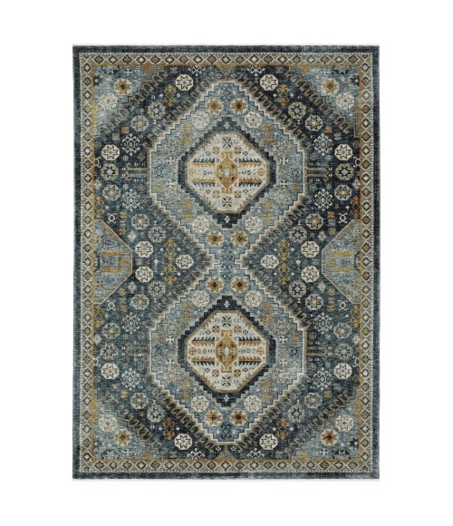 Oriental Weavers Area Rug Aberdeen 7150B Blue 9'10" X 12'10"